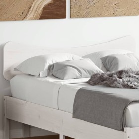 Solid white pine wood headboard 120 cm by vidaXL, Headboards and footboards - Ref: Foro24-844786, Price: 45,99 €, Discount: %