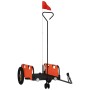 Fahrradanhänger Bügeleisen und Oxford Stoff orange von vidaXL, Fahrradanhänger - Ref: Foro24-94180, Preis: 76,68 €, Rabatt: %