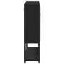 Armario con espejo de baño madera ingeniería negro 60x16x60 cm de vidaXL, Tocadores - Ref: Foro24-842421, Precio: 56,46 €, De...