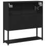 Armario con espejo de baño madera ingeniería negro 60x16x60 cm de vidaXL, Tocadores - Ref: Foro24-842421, Precio: 56,46 €, De...