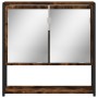 Bathroom cabinet with smoked oak wood mirror 60x16x60 cm by vidaXL, Dressing tables - Ref: Foro24-842423, Price: 64,03 €, Dis...