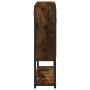 Armario con espejo baño madera roble ahumado 60x16x60 cm de vidaXL, Tocadores - Ref: Foro24-842423, Precio: 64,03 €, Descuent...