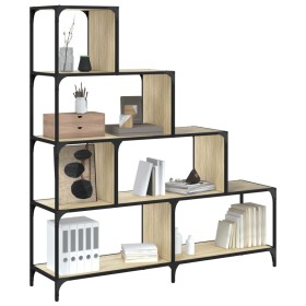 Bookcase with 4 oak Sonoma wood steps 139x33.5x149 cm by vidaXL, Bookcases and shelves - Ref: Foro24-842477, Price: 122,34 €,...