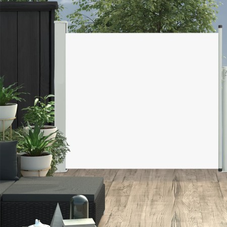 Ausziehbare Seitenmarkise für den Garten, cremefarben, 100 x 300 cm von vidaXL, Sonnenschirme - Ref: Foro24-48371, Preis: 67,...