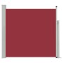 Toldo lateral retráctil de jardín rojo 170x300 cm de vidaXL, Sombrillas - Ref: Foro24-48367, Precio: 81,09 €, Descuento: %