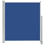 Ausziehbare Seitenmarkise für Terrasse blau 140x300 cm von vidaXL, Sonnenschirme - Ref: Foro24-48347, Preis: 87,20 €, Rabatt: %