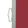 Toldo lateral retráctil de jardín rojo 170x300 cm de vidaXL, Sombrillas - Ref: Foro24-48367, Precio: 81,09 €, Descuento: %