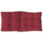 Cushions for low back chair 2 units Oxford fabric in burgundy red by vidaXL, Cushions for chairs and sofas - Ref: Foro24-3776...