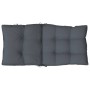 Low back chair cushions 4 units in anthracite gray Oxford fabric by vidaXL, Cushions for chairs and sofas - Ref: Foro24-37767...