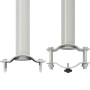 Retractable side garden awning cream color 80x300 cm by vidaXL, Umbrellas - Ref: Foro24-48359, Price: 56,46 €, Discount: %