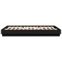 Estructura de cama con luces LED negro 160x200 cm de vidaXL, Camas y somieres - Ref: Foro24-3209780, Precio: 207,02 €, Descue...