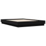 Estructura de cama con luces LED negro 140x200 cm de vidaXL, Camas y somieres - Ref: Foro24-3209794, Precio: 193,02 €, Descue...