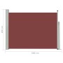 Ausziehbare braune Gartenmarkise 100x500 cm von vidaXL, Sonnenschirme - Ref: Foro24-48387, Preis: 79,93 €, Rabatt: %