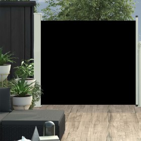 Schwarze einziehbare Seitenmarkise für den Garten, 100 x 300 cm von vidaXL, Sonnenschirme - Ref: Foro24-48370, Preis: 63,23 €...