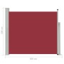 Toldo lateral retráctil de jardín rojo 100x300 cm de vidaXL, Sombrillas - Ref: Foro24-48373, Precio: 61,87 €, Descuento: %