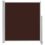 Toldo lateral retráctil para patio marrón 140x300 cm de vidaXL, Sombrillas - Ref: Foro24-48346, Precio: 77,69 €, Descuento: %