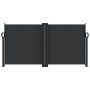 Toldo lateral retráctil negro 120x1200 cm de vidaXL, Sombrillas - Ref: Foro24-4004789, Precio: 122,99 €, Descuento: %