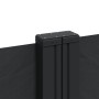 Toldo lateral retráctil negro 120x1200 cm de vidaXL, Sombrillas - Ref: Foro24-4004789, Precio: 122,99 €, Descuento: %