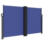 Retractable blue side awning 140x1200 cm by vidaXL, Umbrellas - Ref: Foro24-4004806, Price: 138,44 €, Discount: %