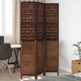 Three-panel dark brown paulownia wood room divider by vidaXL, Room dividers - Ref: Foro24-358703, Price: 90,99 €, Discount: %