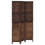 Three-panel dark brown paulownia wood room divider by vidaXL, Room dividers - Ref: Foro24-358703, Price: 91,61 €, Discount: %