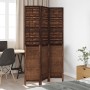 Three-panel dark brown paulownia wood room divider by vidaXL, Room dividers - Ref: Foro24-358703, Price: 91,61 €, Discount: %