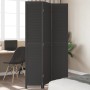 3-panel solid Paulownia wood room divider screen in black. by vidaXL, Room dividers - Ref: Foro24-358847, Price: 85,51 €, Dis...