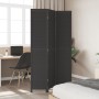 3-panel solid Paulownia wood room divider screen in black. by vidaXL, Room dividers - Ref: Foro24-358847, Price: 85,51 €, Dis...