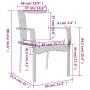 9-teiliges Garten-Esszimmerset und Kissen synthetisches Rattangrau von vidaXL, Gartensets - Ref: Foro24-3213501, Preis: 708,6...