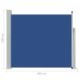 Toldo lateral retráctil de jardín azul 100x300 cm de vidaXL, Sombrillas - Ref: Foro24-48372, Precio: 59,52 €, Descuento: %