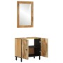 Set of 2 solid mango wood bathroom cabinets by vidaXL, Bathroom furniture - Ref: Foro24-3206301, Price: 238,82 €, Discount: %