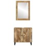 Set of 2 solid mango wood bathroom cabinets by vidaXL, Bathroom furniture - Ref: Foro24-3206301, Price: 238,82 €, Discount: %