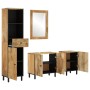 Set of 4 solid mango wood bathroom cabinets by vidaXL, Bathroom furniture - Ref: Foro24-3206303, Price: 421,73 €, Discount: %