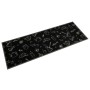 Washable black velvet Morning kitchen rug 60x180 cm by vidaXL, Doormats - Ref: Foro24-4005585, Price: 29,78 €, Discount: %