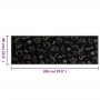 Washable black velvet Morning kitchen rug 60x180 cm by vidaXL, Doormats - Ref: Foro24-4005585, Price: 29,78 €, Discount: %