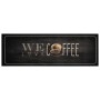 Alfombra de cocina lavable terciopelo texto café 60x180 cm de vidaXL, Felpudos - Ref: Foro24-4005591, Precio: 39,72 €, Descue...