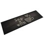 Alfombra de cocina lavable terciopelo negro taza 45x150 cm de vidaXL, Felpudos - Ref: Foro24-4005593, Precio: 21,60 €, Descue...