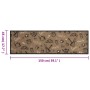 Alfombra de cocina lavable terciopelo marrón Morning 45x150 cm de vidaXL, Felpudos - Ref: Foro24-4005587, Precio: 21,60 €, De...