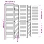 5-teiliger Raumteiler aus Massivholz Paulownia schwarz von vidaXL, Raumteiler - Ref: Foro24-358853, Preis: 116,34 €, Rabatt: %