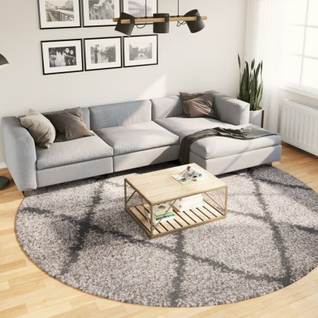 Modern long pile rug PAMPLONA in beige anthracite Ø280 cm by vidaXL, Rugs - Ref: Foro24-375403, Price: 143,99 €, Discount: %