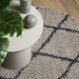 Modern long pile rug PAMPLONA in beige anthracite Ø280 cm by vidaXL, Rugs - Ref: Foro24-375403, Price: 143,99 €, Discount: %