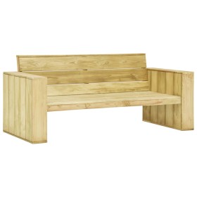 Gartenbank aus imprägniertem Kiefernholz, 179 cm von vidaXL, Gartenbänke - Ref: Foro24-49037, Preis: 227,25 €, Rabatt: %