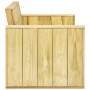 Banco de jardín madera de pino impregnada 179 cm de vidaXL, Bancos de jardín - Ref: Foro24-49037, Precio: 131,71 €, Descuento: %