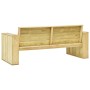 Banco de jardín madera de pino impregnada 179 cm de vidaXL, Bancos de jardín - Ref: Foro24-49037, Precio: 131,71 €, Descuento: %