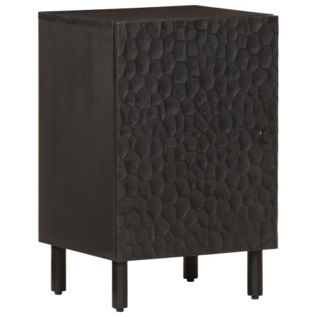 Solid black mango wood bathroom cabinet 38x33x58 cm by vidaXL, bathroom vanities - Ref: Foro24-356840, Price: 79,99 €, Discou...