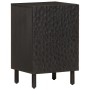 Solid black mango wood bathroom cabinet 38x33x58 cm by vidaXL, bathroom vanities - Ref: Foro24-356840, Price: 79,99 €, Discou...