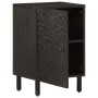 Solid black mango wood bathroom cabinet 38x33x58 cm by vidaXL, bathroom vanities - Ref: Foro24-356840, Price: 79,99 €, Discou...