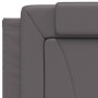 Bed frame with LED lights gray synthetic leather 80x200 cm by vidaXL, Beds and slatted bases - Ref: Foro24-3213983, Price: 15...