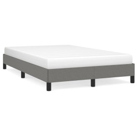 Dark gray fabric bed frame 120x190 cm by vidaXL, Beds and slatted bases - Ref: Foro24-379483, Price: 102,69 €, Discount: %