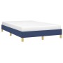 Blue fabric bed frame 120x190 cm by vidaXL, Beds and slatted bases - Ref: Foro24-379495, Price: 96,16 €, Discount: %